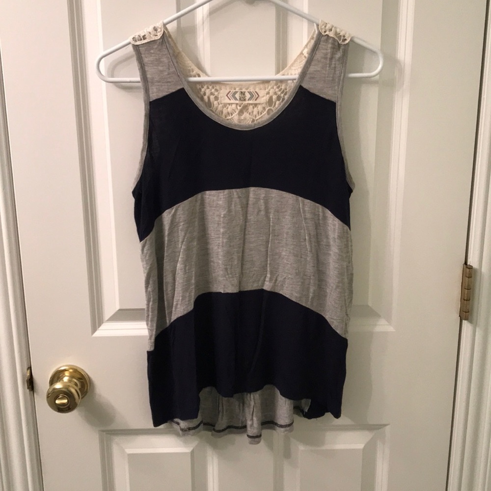Lack back tank top